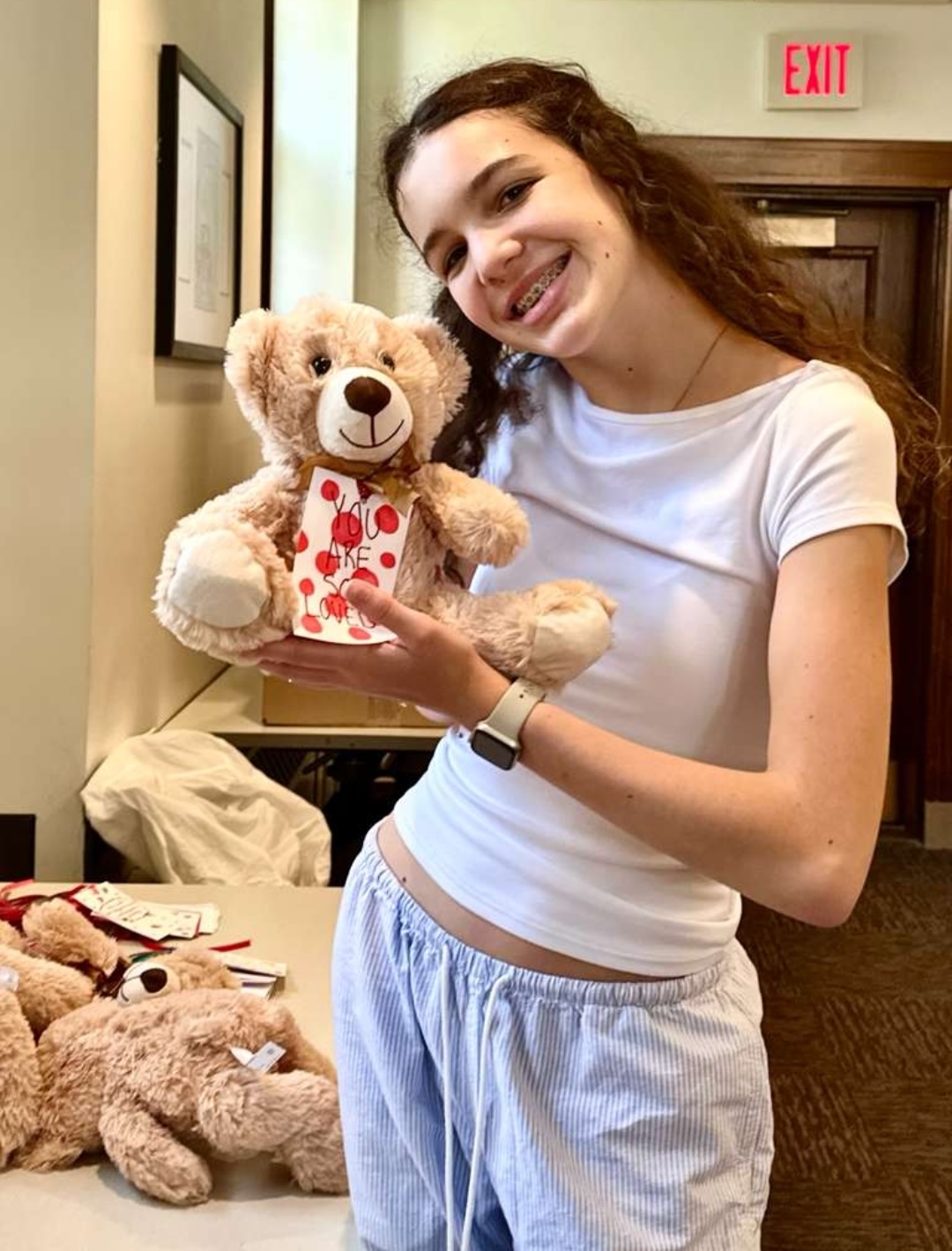 Chris in Bear costume & kids